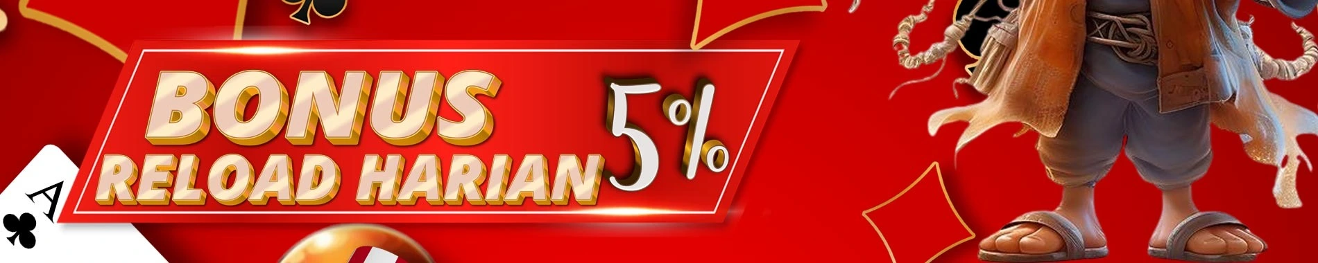 Bonus Reload Harian 5%